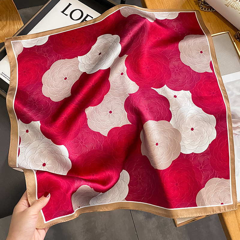 Scarf Silk Square - Foulard carré en soie Pure pour