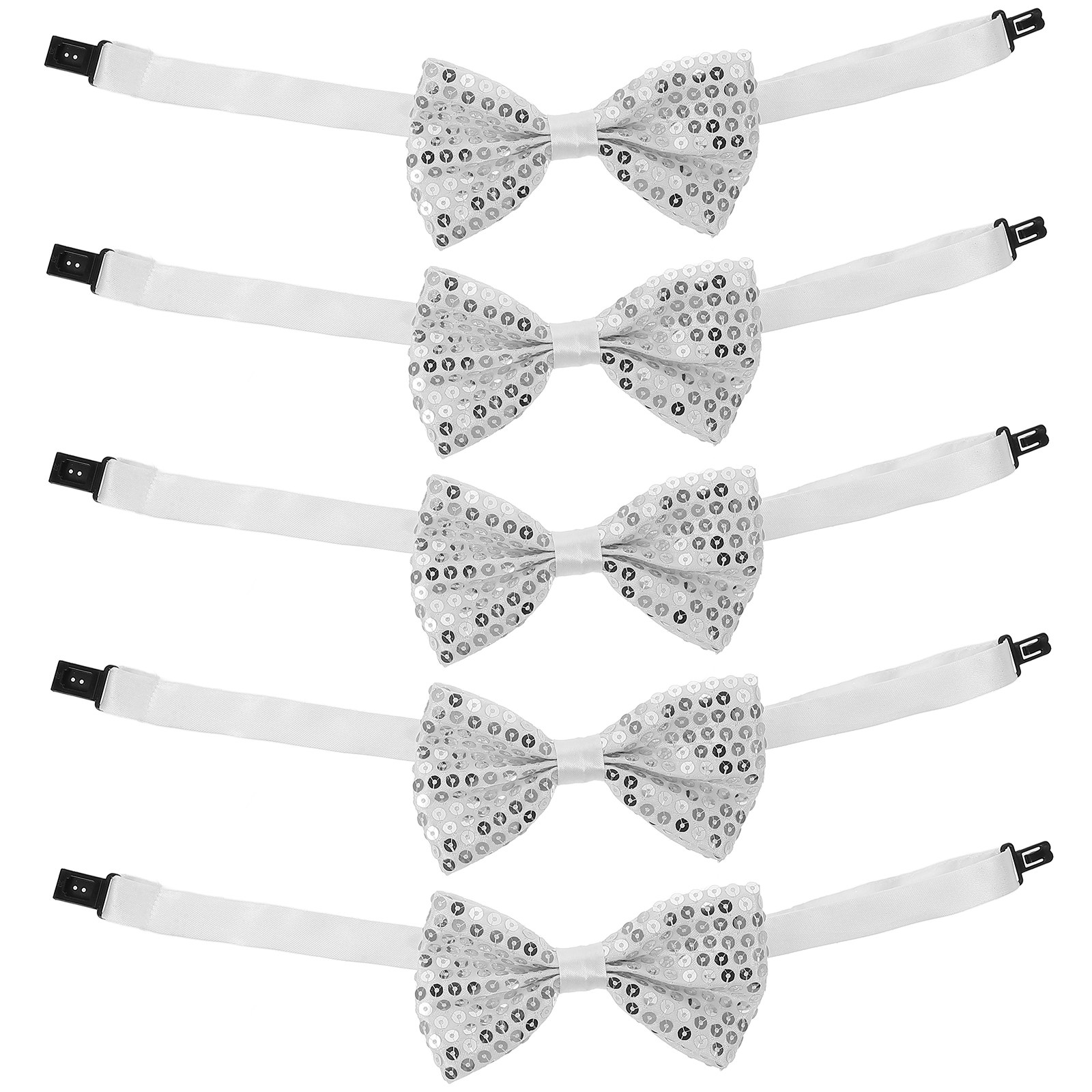 Bow Tie Pre Tied - 5 nœuds papillon pour enfants, à