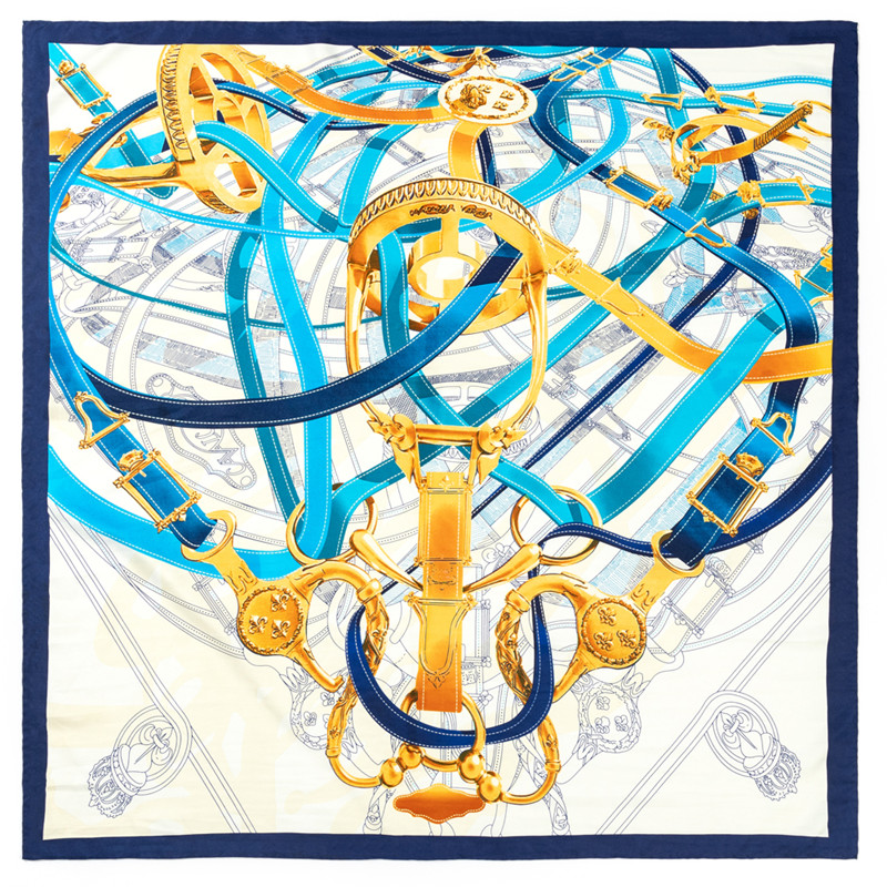Foulard en soie sergé roulé à  - Scarf Silk Square avis et prix