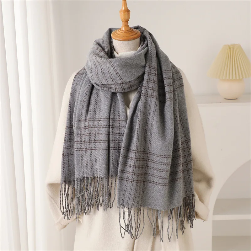 Écharpe d'hiver à franges pour - Woven Scarf Blanket avis et prix