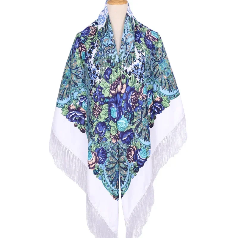 160*160 cm ethnique grande éch - Woven Scarf Blanket avis et prix