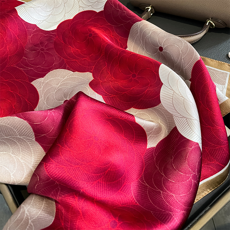 Foulard carré en soie Pure pou - Scarf Silk Square avis et prix