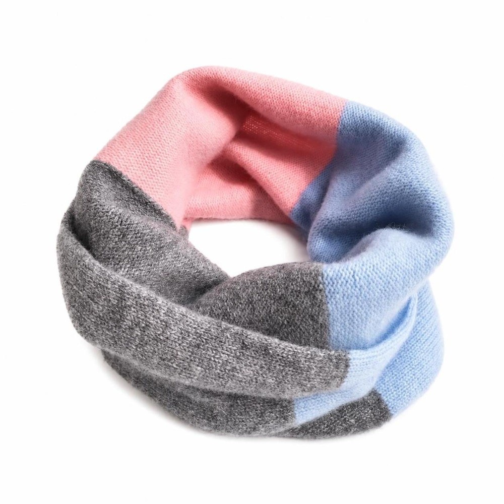 Écharpe infinie à motifs doux  - Infinity Scarf Knit avis et prix